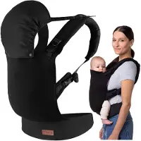 Momi Porte-bébé Collet, noir,