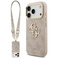 GUESS 4g Big 4g Classic Logo Metal Buttons Iphone 17 Pro Phone Case Rose
