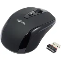 Logilink ID0031 Maus mini Funk 2.4 GHz 800dpi optisch scroll black
