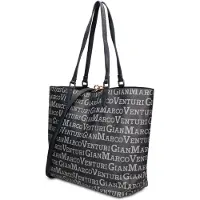 Gian Marco Venturi Sac élégant en cuir vegan, modèle "Shopper", de la marque Gianmarco Venturi, sac polyvalent pour femme