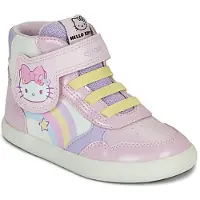 Geox Baskets montantes enfant B GISLI GIRL HELLO KITTY filles - Rose - 27