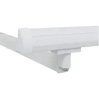 vidaXL Armature de store manuelle réglable, blanche, 4,5 x 3,5 m, en acier