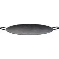All'Grill Paella World Wokschale/barbecue avec poignées, Ø 90 cm, acier non revêtu