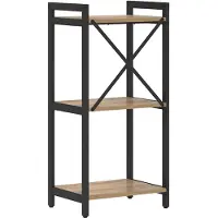 vidaXL Bibliothèque chêne artisanal 40 x 30 x 83 cm Bois d'ingénierie