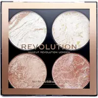 Makeup Revolution London Cheek Kit teinte Take a Breather 4 x 2,2 g (Take A Breather, Contour, Highlighter)