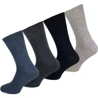 Garcia Hommes, Chaussettes, 24 paires Basic taille 39-42, Gris, Bleu, Noir, (paquet de 24, 39 - 42)