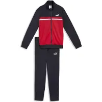 Puma Poly Colorblock Tracksuit Rouge 15-16 Years Garçon