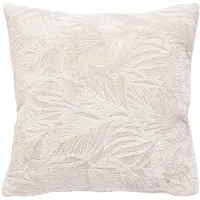 Atmosphera Coussin décoratif RYO, motif feuilles, 40 x 40 cm (40 x 40 cm)
