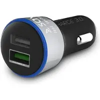 Savio Chargeur de voiture SA-06/B 3.0A avec 2 ports USB.