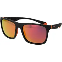 Polaroid Lunettes de Soleil PLD 2141/S 57/18/140 Matte black orange Rubber frames UNISEX PLD 2141/S