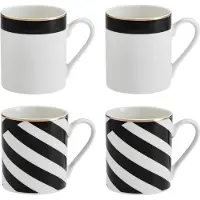 MIKASA Tasse Luxe Deco 380ml 4 Unités