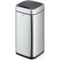 Durable Poubelle No Touch 21 L inox rectangulaire 270x570x270mm Paquet de 2 pièces