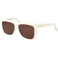 Max Mara lunettes de soleil en acétate blanc MM0066 5721E