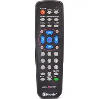Msonic MBC415K Télécommande IR sans fil pour TV Boutons poussoirs (Télécommande universelle, Miracast), Télécommande, Noir