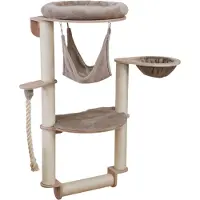 Kerbl Arbre à chat mural Dolomit Grappa Pro (couleur taupe, hauteur 138 cm) 84459