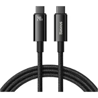Baseus Câble Usb-C Do Usb-C Tungsten Gold 240W 2 M (Czarny)