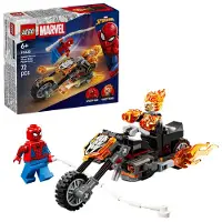 LEGO Marvel Spider-Man contre le Cavalier Fantôme sur Moto 76335