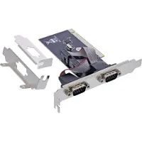 InLine Carte d'interface, 2x 9 broches série, PCI