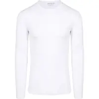 Garage T-Shirt Simple Manches Longues Stretch Blanc
