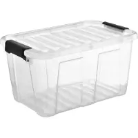 PLAST TEAM Pojemnik Home Box 31l Z Czarnym Uchwytem 2232 (4 cm, 31 l)