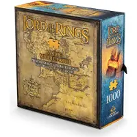 Noble Collection Puzzle Le Seigneur des Anneaux Middle Earth (1000 pièces)