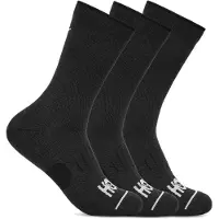 Hoka One One Chaussettes Pack de Trois Noir Blanc, Taille S