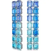 Swarovski Millenia Earrings Bleu Femme