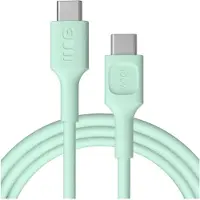 Green Cell Kabelis PowerFlex Fast Charging USB Type-C Male - USB Type-C Male 100W Mint Green 2m 5904326376243