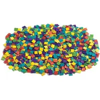 Colorations - Carrés de mosaïque en bois, 1000pcs.