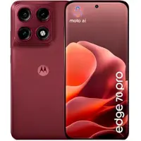 Motorola Edge 70 Pro (256 Go, Pantone Zinfandel, 6.78", Double SIM, 5G), Téléphone portable, Rouge