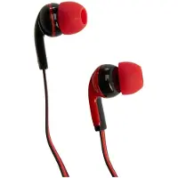 Platinet PM1031 Casque filaire intra-auriculaire/musique noir, rouge (Filaire), Écouteurs, Noir, Rouge