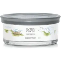 Yankee candle Bougie en verre Clean Coton Signature (coton propre) - 340,0 g