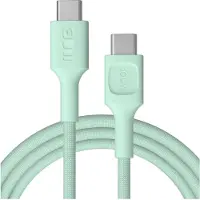 Green Cell Kabelis PowerStream USB Type-C Male - USB Type-C Male 100W Mint Green 2m 5904326376151