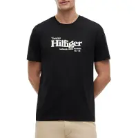 Tommy Hilfiger Mw0mw43448 Short Sleeve T-shirt Noir XL Homme