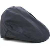 Barbour Casquette Plate Cirée Marine Bleu foncé taille L