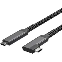 S-Conn shiverpeaks FL31-75014 Shiverpeaks USB-C Ladekabel USB C/C 3.2 100W PD Textil 90°1m