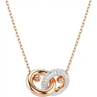 Swarovski Chaîne or rose / transparent