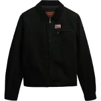 Superdry Cord Collar Quilt Ranch Jacket Noir L Femme