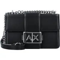 Armani Exchange Sac à bandoulière 'Jodie' noir / argent