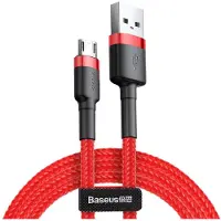 Baseus cable USB Cafule Micro 2A 1 mètreCAMKLF-B09 rouge-rouge