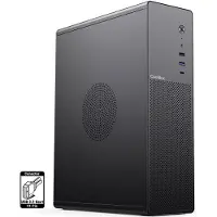 CoolBox COO-PCT100-0, profil bas (ultra-plat), PC, noir, micro ATX, Mini-ITX, 2,5 pouces