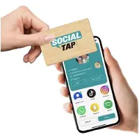 Mikamax Cartes de visite avec technologie NFC - Bamboo