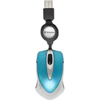 Verbatim Souris optique Go Mini Usb-A1000 Dpi Bleu/Bleu 49022