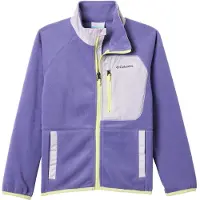 Columbia Fast Trek V Full Zip Fleece Violet 8-9 Years Garçon