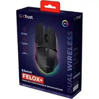 Trust GXT 122 Felox+ souris Gaming Droitier RF sans fil + Bluetooth Optique 10000 DPI