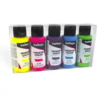 Vallejo Couleurs Premium Airbrush - Vallejo - Ensemble fluorescent