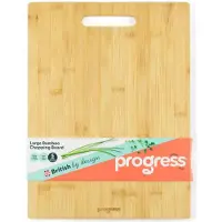 Progress BW14734 Large Bamboo Chopping Board 40 x 30 cm, Planche à découper, Marron