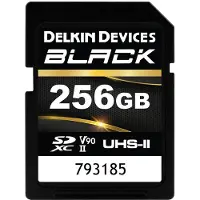 Delkin Carte mémoire - DELKIN - Black Rugged - 256 Go - UHS-II - V90 - 300 Mo/s