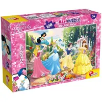 Lisciani Puzzle double face Maxi 108 éléments Princesse. Princesses 74174