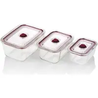 Jata HREC4204 Kit 500ml 800ml 1500ml, Boîte de conservation, Transparent